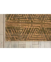 Nourison Home Silken Allure SLK20 Silver 7'9" x 9'9" Area Rug