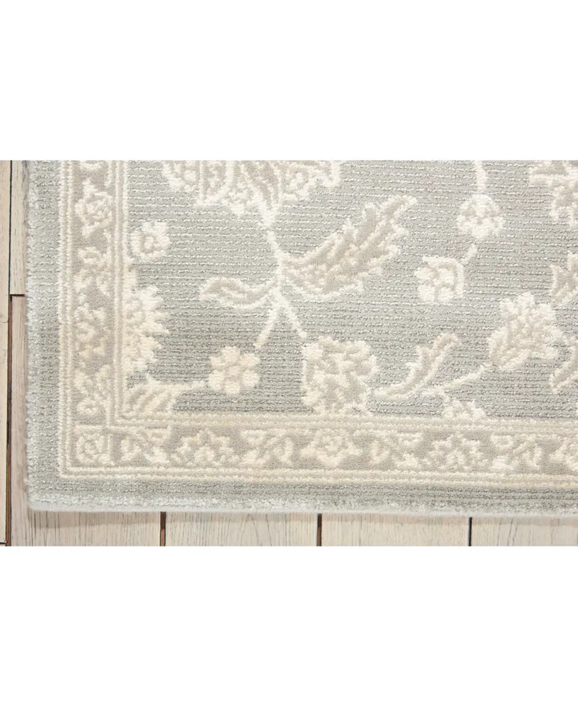 Nourison Home Luminance LUM04 Gray 3'5" x 5'5" Area Rug