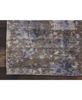 Nourison Home Lucent LCN03 Gray 2'3" x 8' Runner Rug