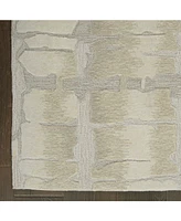 Nourison Home Symmetry SMM04 Ivory 5'3" x 7'9" Area Rug