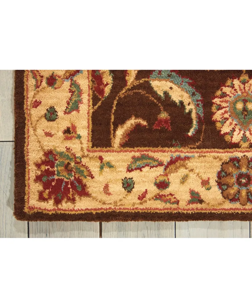 Nourison Home Living Treasures LI04 Brown 2'6" x 4'3" Area Rug