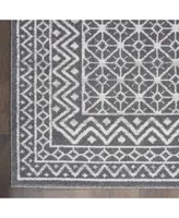 Nourison Home Palermo Pmr02 Charcoal Rug