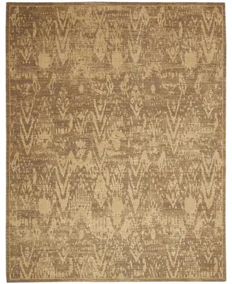 Nourison Home Silken Allure SLK17 Slate 5'6" x 8' Area Rug