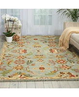 Nourison Home Tahoe TA13 Teal 7'9" x 9'9" Area Rug