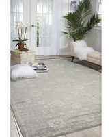 Nourison Home Luminance LUM06 Gray 5'3" x 7'5" Area Rug
