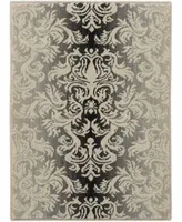 Nourison Home Riviera Ri06 Charcoal Rug