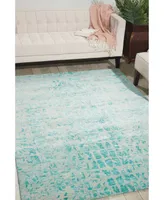 Nourison Home Gemstone GEM06 Jade 5'6" x 7'5" Area Rug