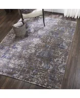 Nourison Home Lucent LCN03 Gray 5'6" x 7'6" Area Rug