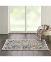 Nourison Home Ankara Global Anr12 Gray Multi Rug