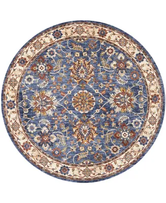 Nourison Home Lagos LAG04 Blue 5' Round Rug