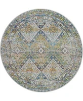Nourison Home Ankara Global Anr07 Blue Green Rug