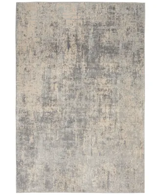 Nourison Home Rustic Textures RUS01 Ivory 5'3" x 7'3" Area Rug