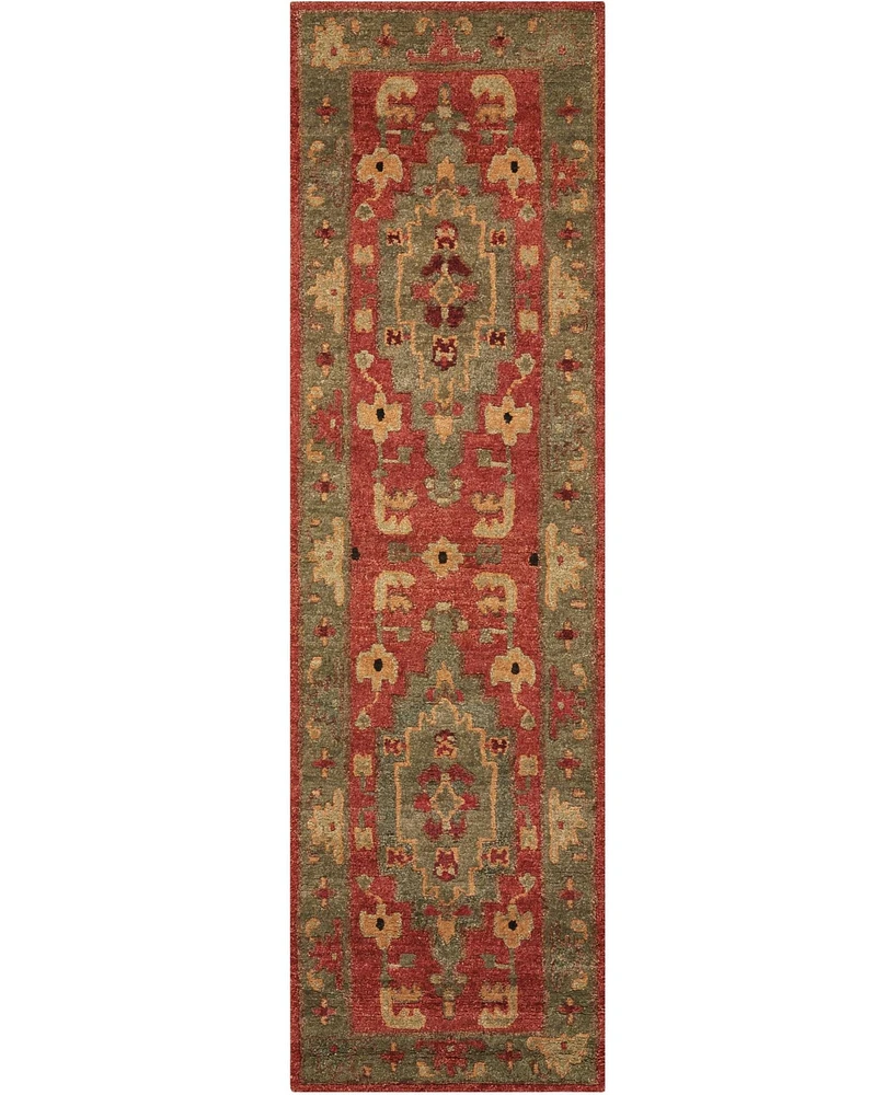 Nourison Home Tahoe TA01 Rust 2'3" x 8' Runner Rug