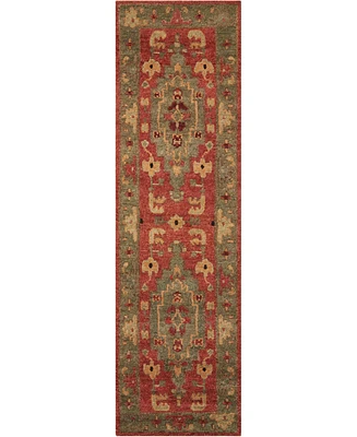 Nourison Home Tahoe TA01 Rust 2'3" x 8' Runner Rug