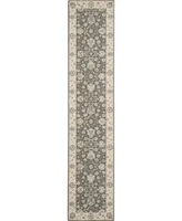 Nourison Home Living Treasures LI16 Gray and Ivory 2'6" x 12' Runner Rug