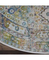 Nourison Home Ankara Global Anr07 Blue Green Rug