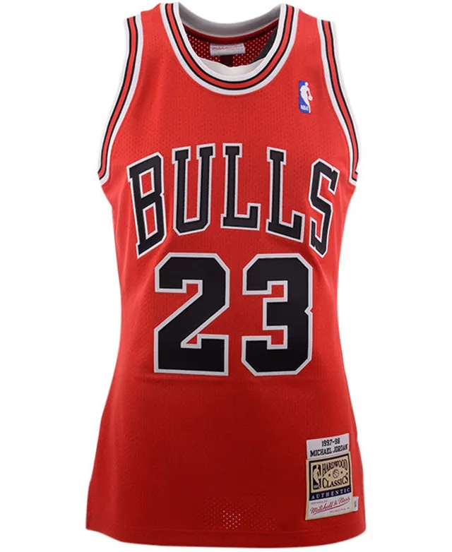 Mitchell & Ness Men's Chicago Bulls Michael Jordan Authentic Jersey - Macy's