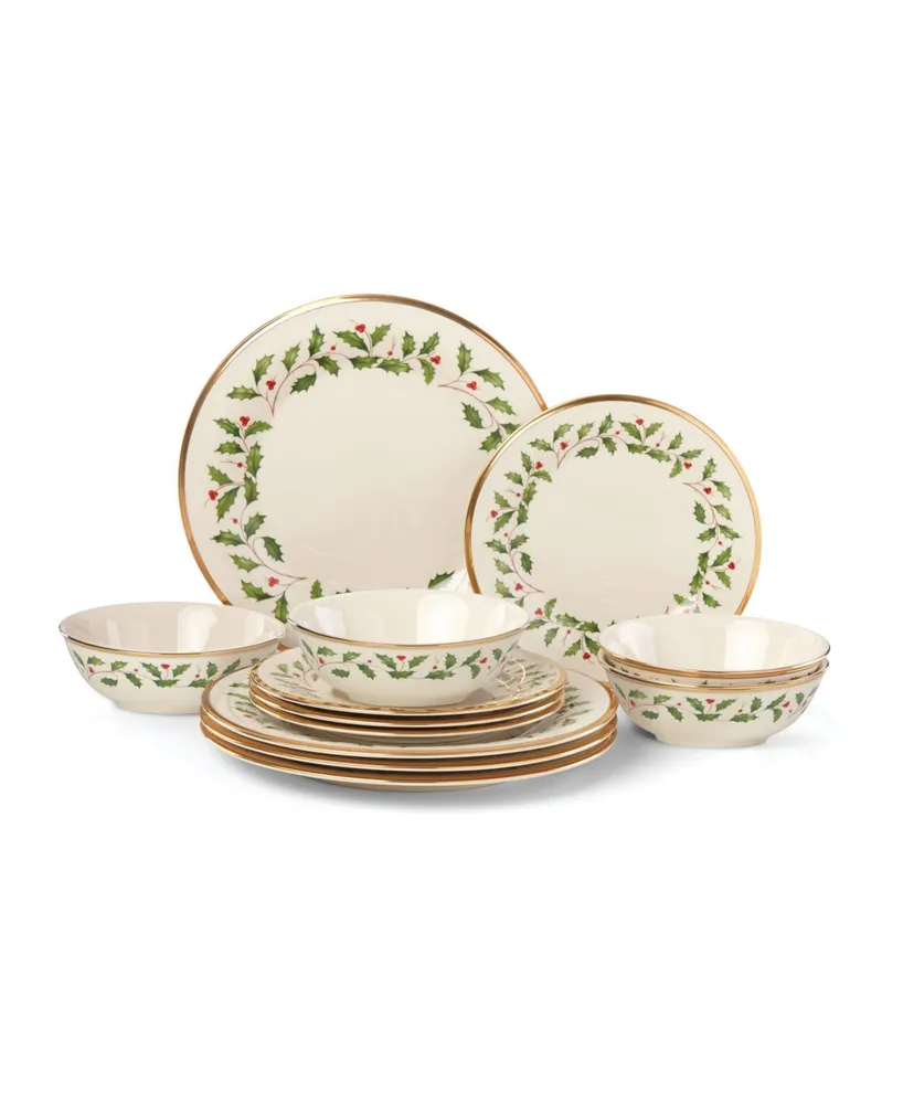 Lenox Holiday 12 Pc. Dinnerware Set, Service for 4