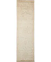 Nourison Home Luminance LUM04 Cream and Mint 2'3" x 8' Runner Rug