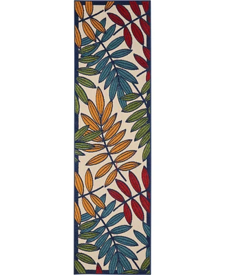 Nourison Home Aloha ALH18 Multi 2' x 6' Runner Rug