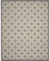 Nourison Home Cozumel CZM03 Cream 8'10" x 11'10" Outdoor Area Rug