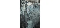 Safavieh Glacier GLA124 Blue and Multi 6'7" x 9' Area Rug