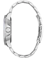 Disney by Citizen Mickey Mouse Water Sport Stainless Steel Bracelet Watch 46mm - Silver