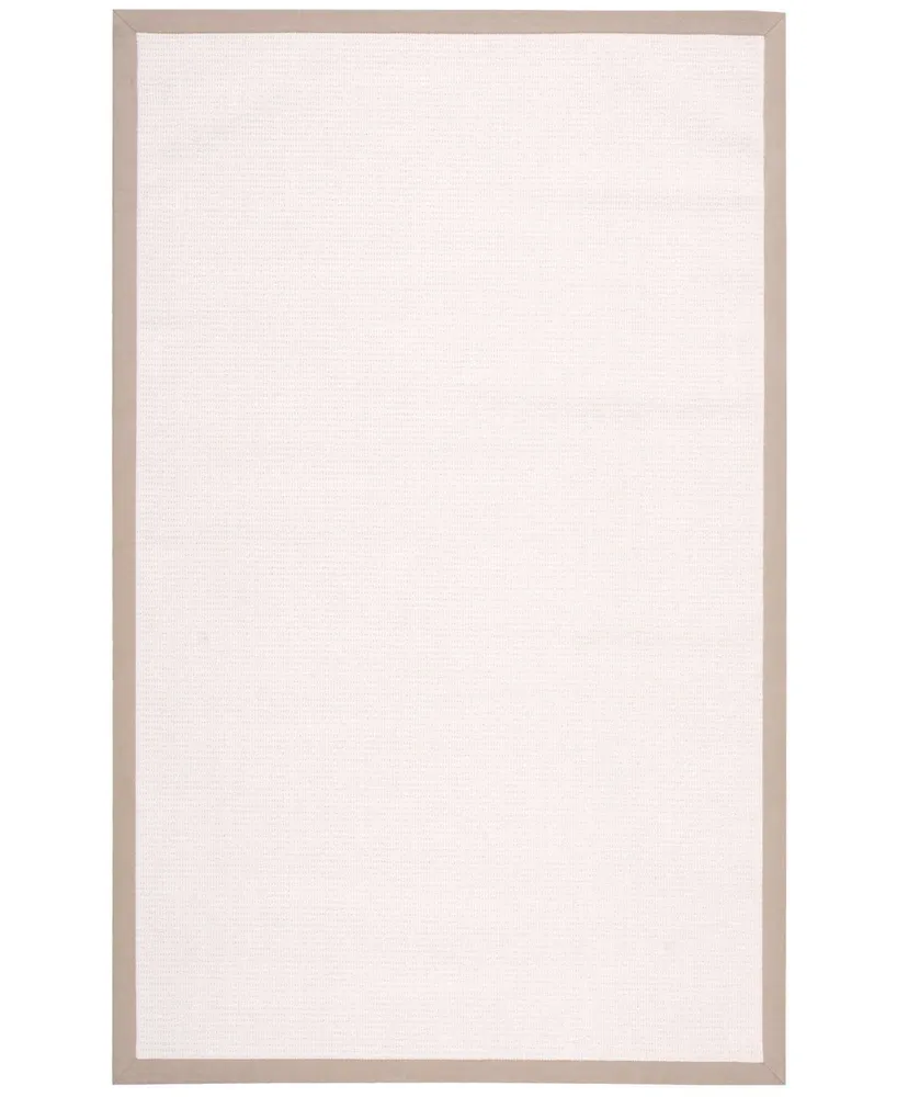 Nourison Home Sisal Soft SSF02 White 5' x 8' Area Rug