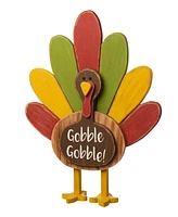 Glitzhome Thanksgiving Turkey Standing Decor