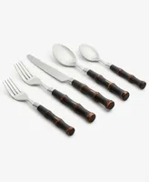 Cambridge Silversmiths Bamboo 20-Piece Flatware Set, Service for 4