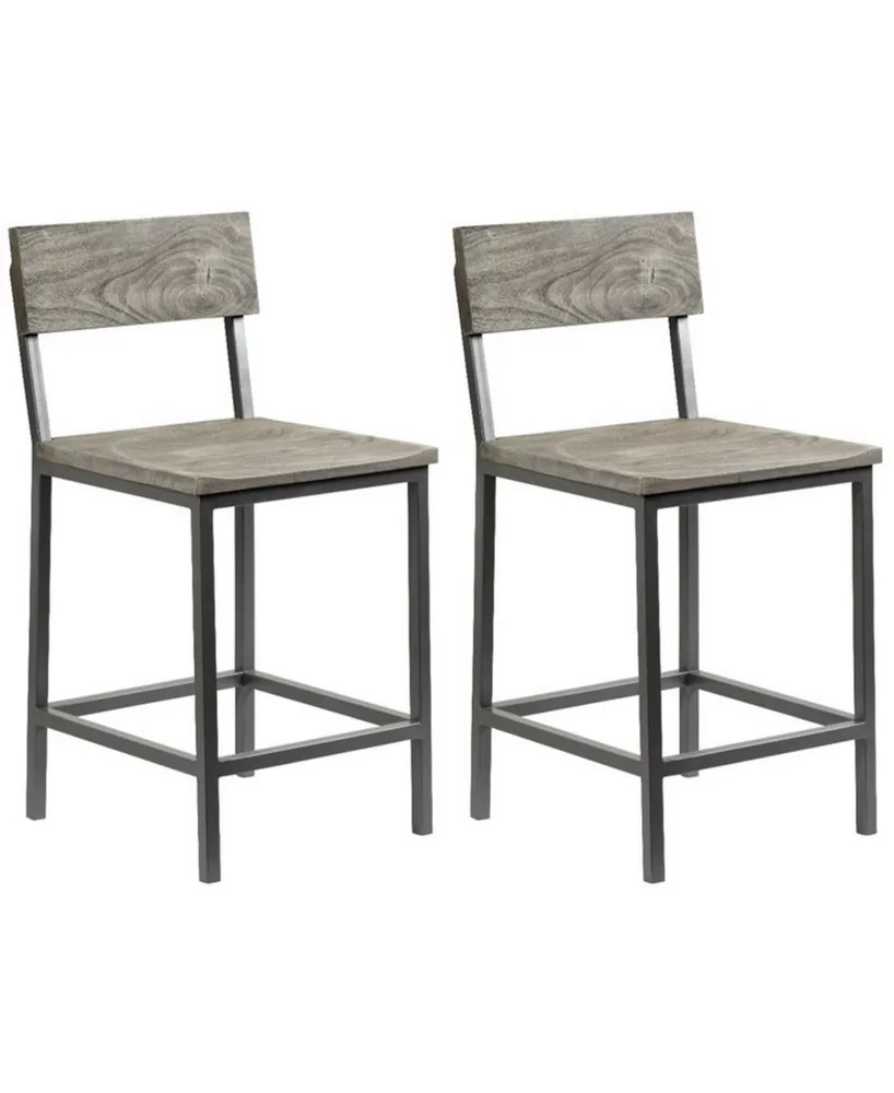 Coast to Coast Yukon Counter Height Barstools, Set of 2