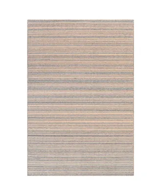 Dakota Stripe Grey 5" x 7'6" Area Rug