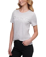 Dkny Glitter Logo T-Shirt