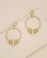Ettika 18K Gold Multi-Ring Slider Women's Earrings