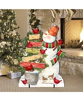 Designocracy by Dona Gelsinger Silent Night Santa Outdoor Decor