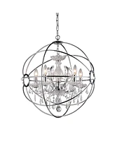 Home Accessories Saturn 17" 4-Light Indoor Chandelier with Light Kit