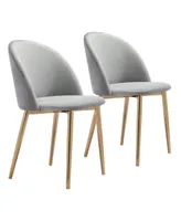 Zuo Cozy Dining Chair, Set of 2