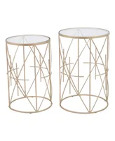 Zuo Hadrian Side Tables, Set of 2