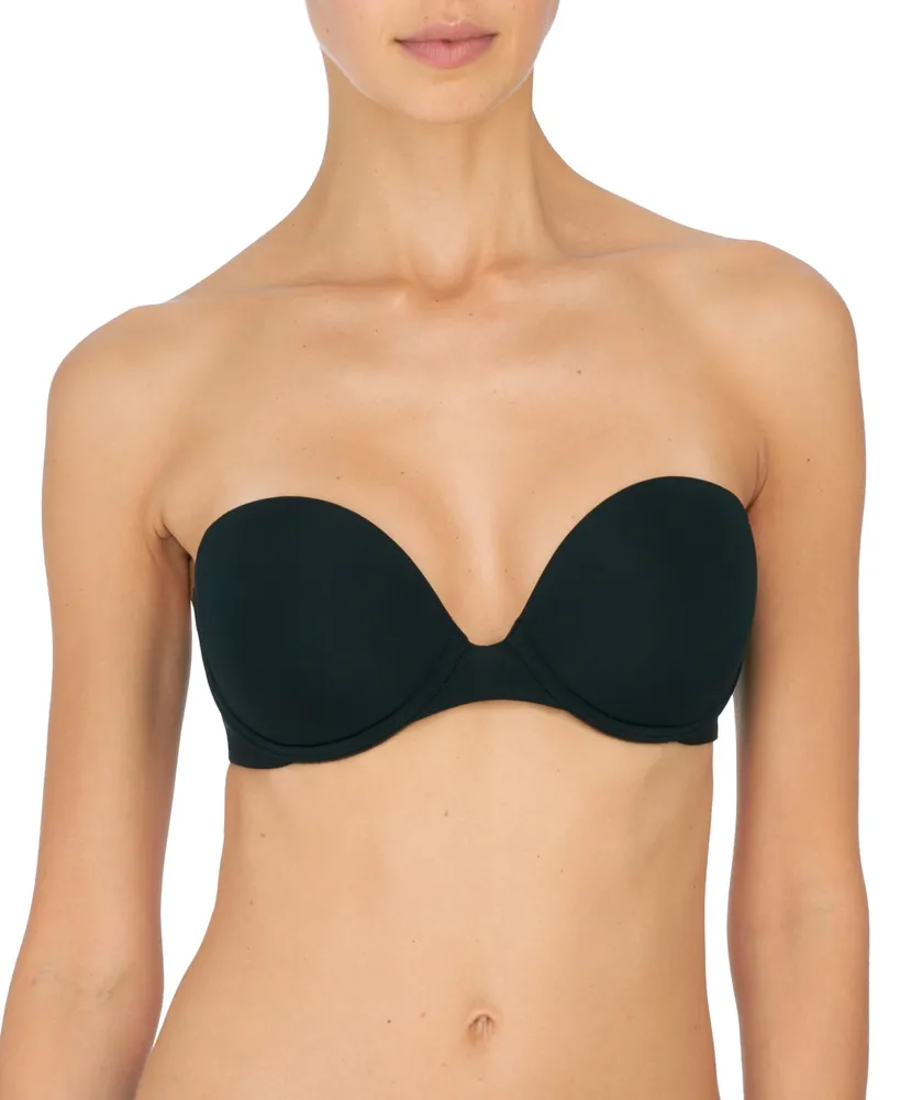 New Maidenform Self Expressions Womens Side Smoothing Strapless Bra Sz 34A  Black