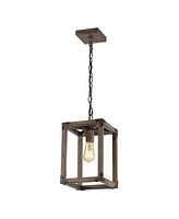 Jonathan Y Magnolia Adjustable Rustic Farmhouse Led Pendant