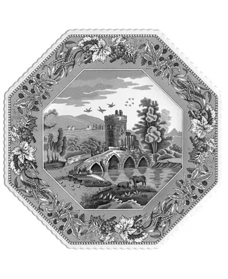 Spode Heritage Collection Octagonal Plate, Set Of 4