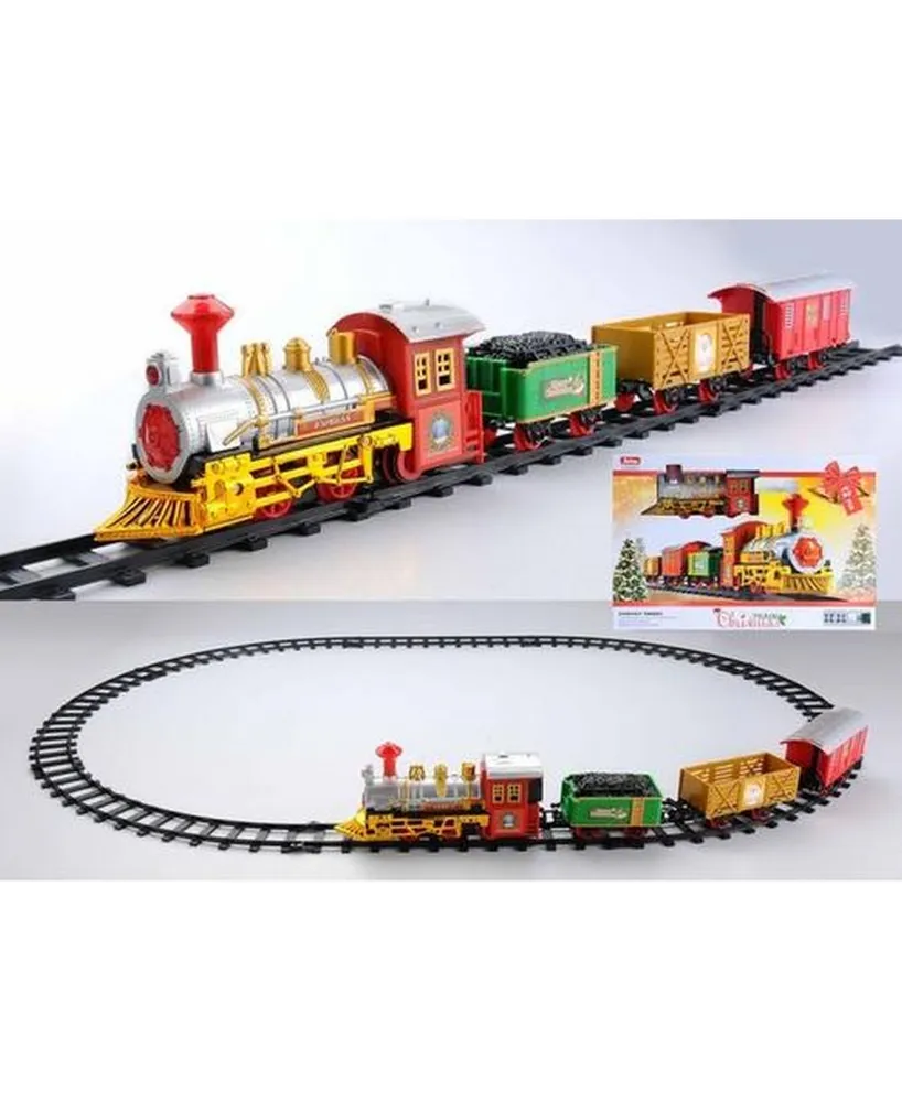 Northlight Battery Operated Lighted and Animated Christmas Express Train Set with Sound