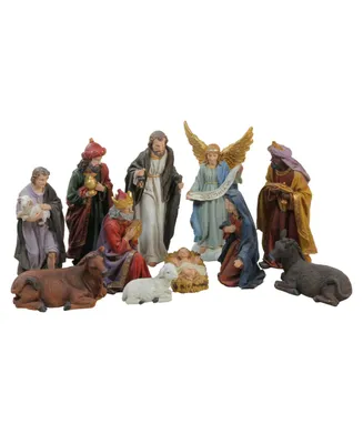 Northlight 11 Piece and Christmas Nativity Figurine Set