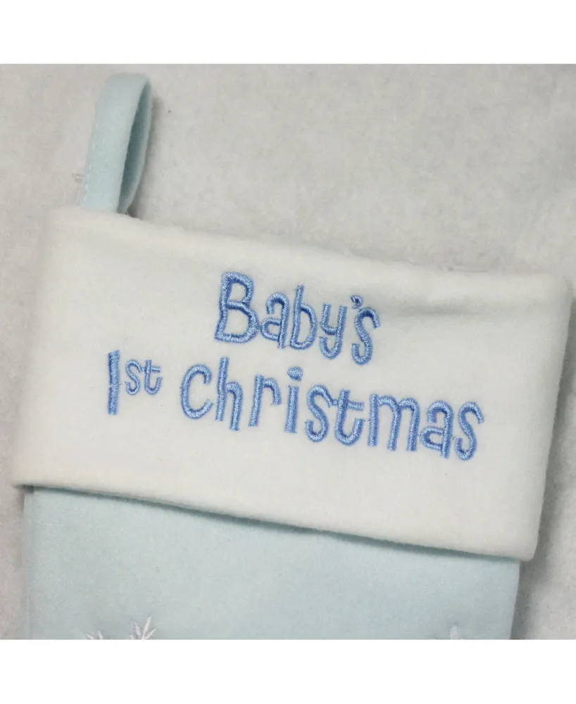 Northlight "Baby's 1st Christmas" Embroider Teddy Bear Christmas Stocking