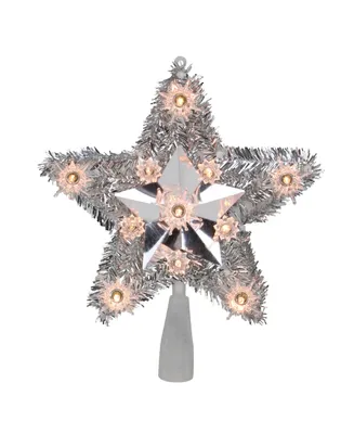 Northlight Lighted Tinsel Star Christmas Tree Topper