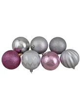 Northlight 75 Count and Shatterproof 3-Finish Christmas Ball Ornaments