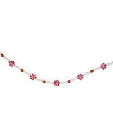 Northlight Unlit and Peppermint Candy Beaded Artificial Christmas Garland