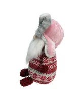Northlight Nordic Gnome Faux Fur Trapper Hat Christmas Decoration