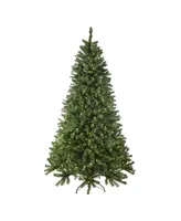 Northlight Pre-Lit Full Multi-Function Basset Pine Artificial Christmas Tree