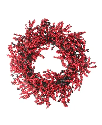 Northlight Artificial Berry Christmas Wreath-Unlit